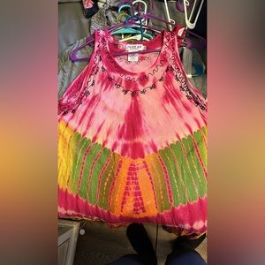 Ingear resort multicolored sleeveless dress